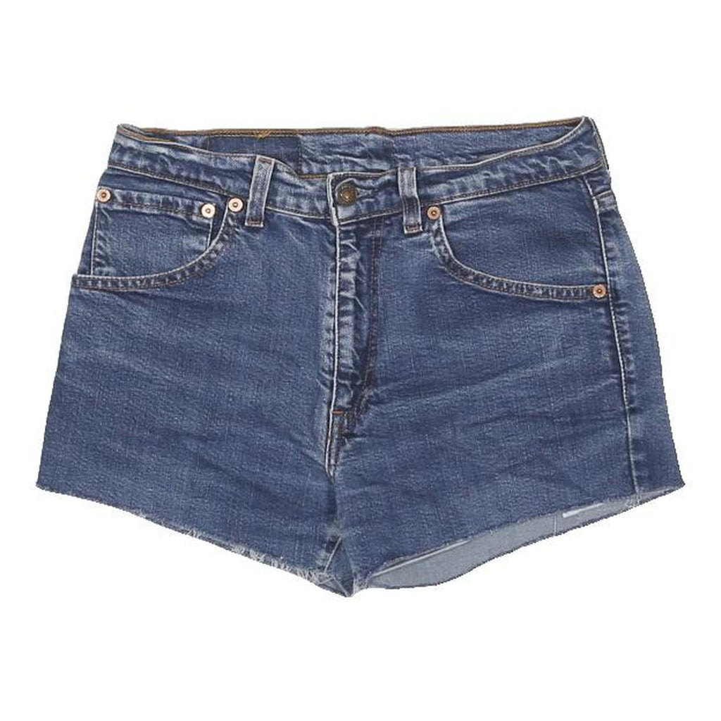 LEVI'S Womens Denim Blue Casual Shorts S W27 Cotton Blend