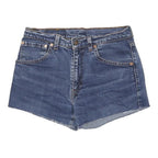 LEVI'S Womens Denim Blue Casual Shorts S W27 Cotton Blend