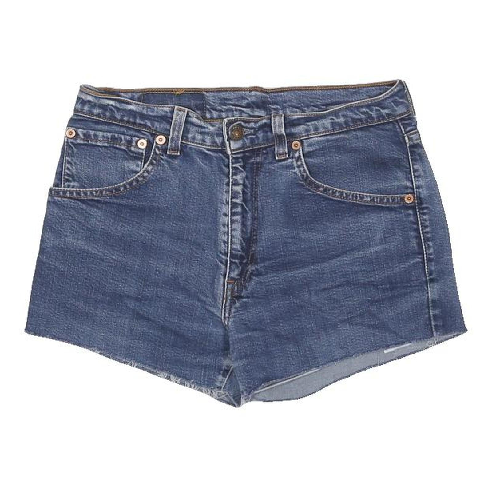 LEVI'S Womens Denim Blue Casual Shorts S W27 Cotton Blend