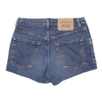 LEVI'S Womens Denim Blue Casual Shorts S W27 Cotton Blend