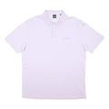 BOSS Mens Lilac Plain Short Sleeve Polo Shirt 2XL Cotton Blend Casual