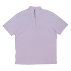 BOSS Mens Lilac Plain Short Sleeve Polo Shirt 2XL Cotton Blend Casual