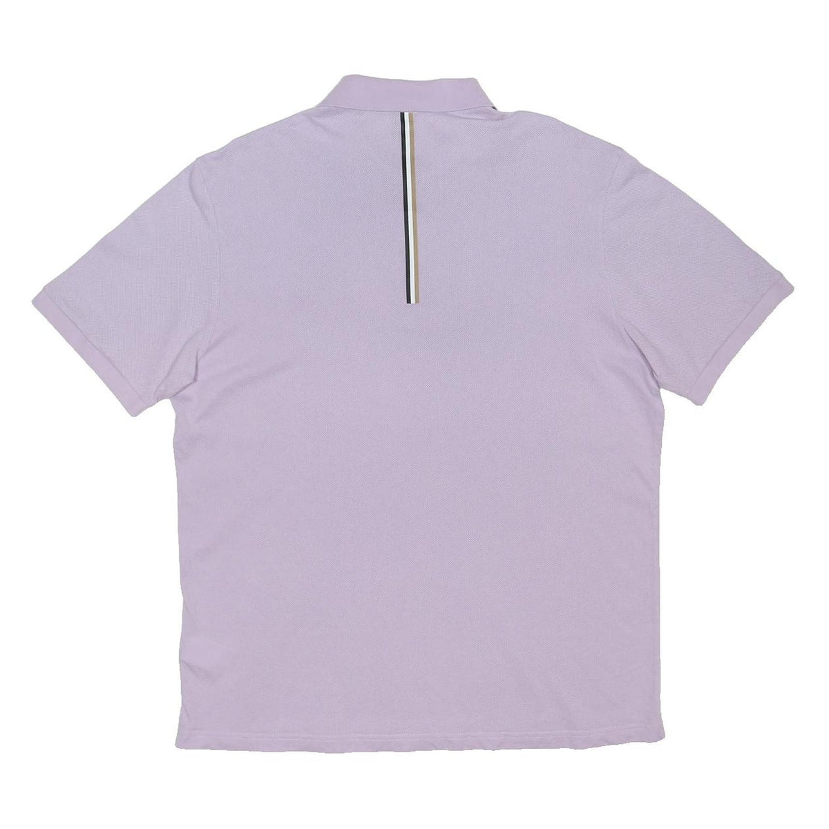 BOSS Mens Lilac Plain Short Sleeve Polo Shirt 2XL Cotton Blend Casual
