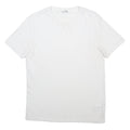 REISS Mens White Plain T-Shirt L Short Sleeve Round Neck Classic Cotton Blend