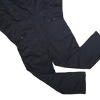 KEY Mens Navy Blue Cotton Blend Dungarees Regular Fit L W40 L32 Workwear Utility