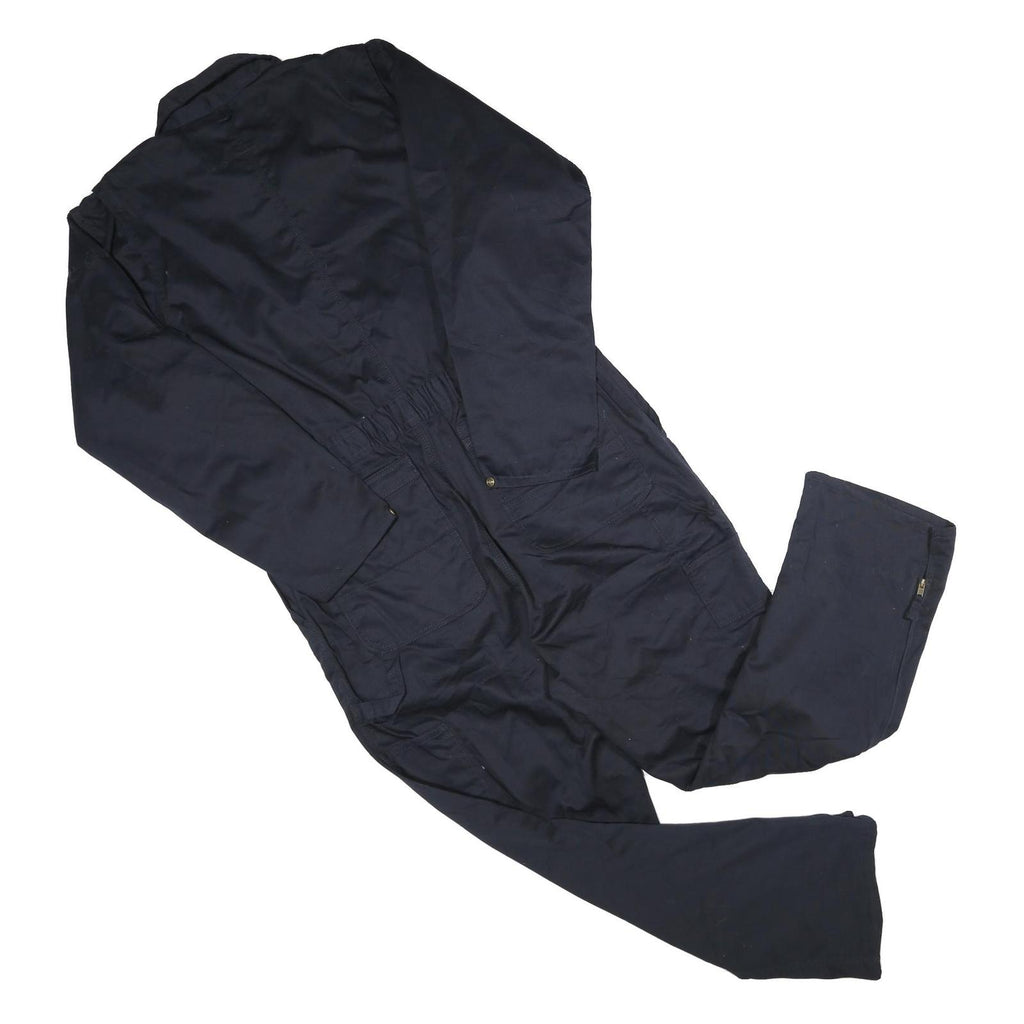 KEY Mens Navy Blue Cotton Blend Dungarees Regular Fit L W40 L32 Workwear Utility