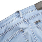 LEE Mens Slim Fit Skinny Blue Cotton Blend Jeans W29 L34 Zip Closure