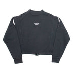 REEBOK Crop Womens Sweatshirt Black XS