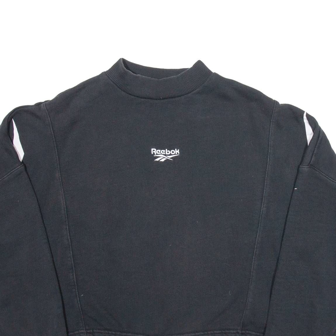 REEBOK Crop Womens Sweatshirt Black XS