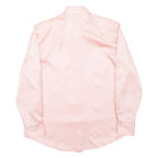 Womens Shirt Pink Collared Long Sleeve UK 14