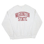 CHAMPION REVERSE WEAVE Washington State Mens Sweatshirt Grey USA M