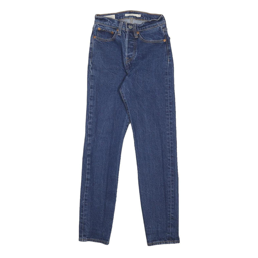 LEVI'S Wedgie Big E Womens Slim Slim Skinny Denim Medium W24 L26 High Rise Jeans
