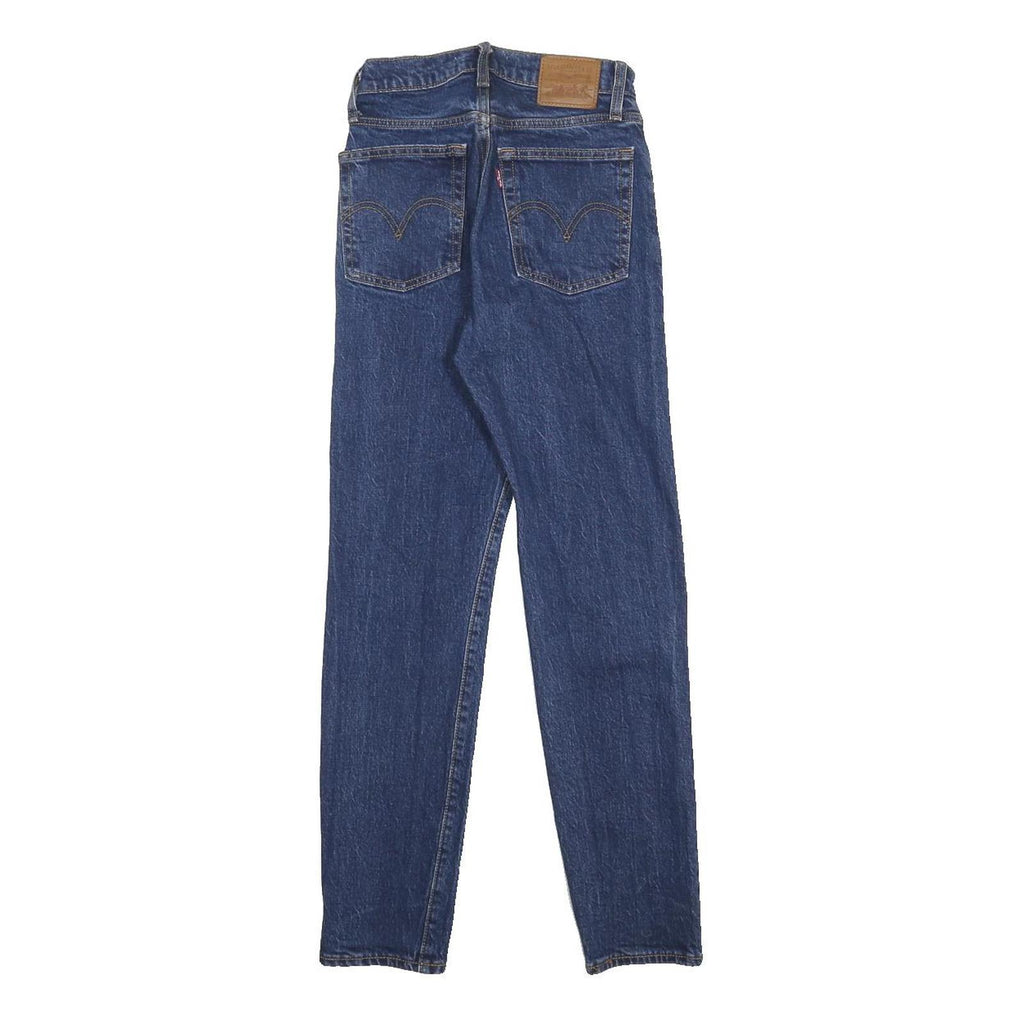 LEVI'S Wedgie Big E Womens Slim Slim Skinny Denim Medium W24 L26 High Rise Jeans