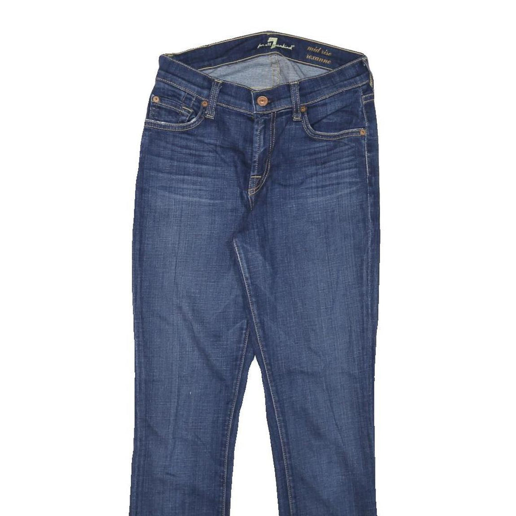 7 FOR ALL MANKIND Womens Jeans Blue Slim Skinny Denim Medium W24 L27 Stretch