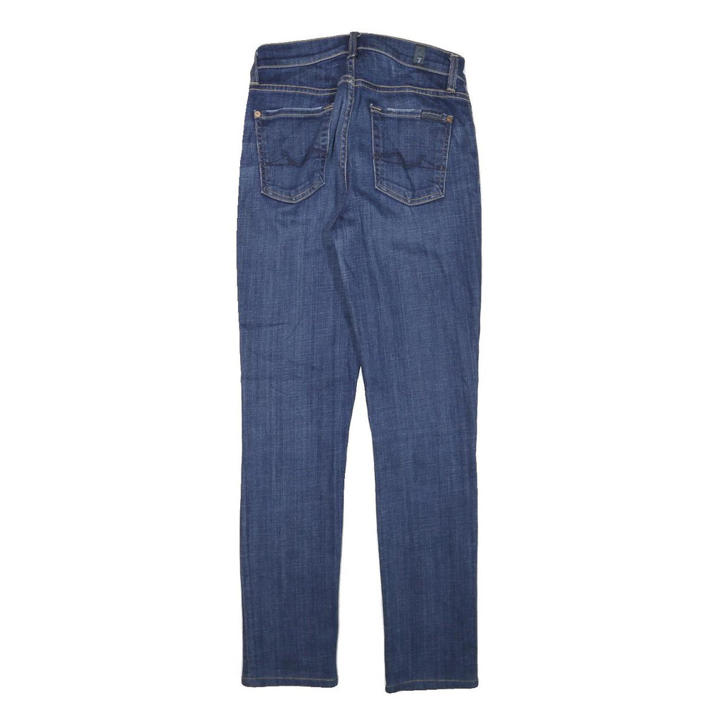 7 FOR ALL MANKIND Womens Jeans Blue Slim Skinny Denim Medium W24 L27 Stretch