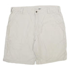 CARHARTT Mens Shorts Beige Casual Cotton XL W40 Workwear Utility Pockets