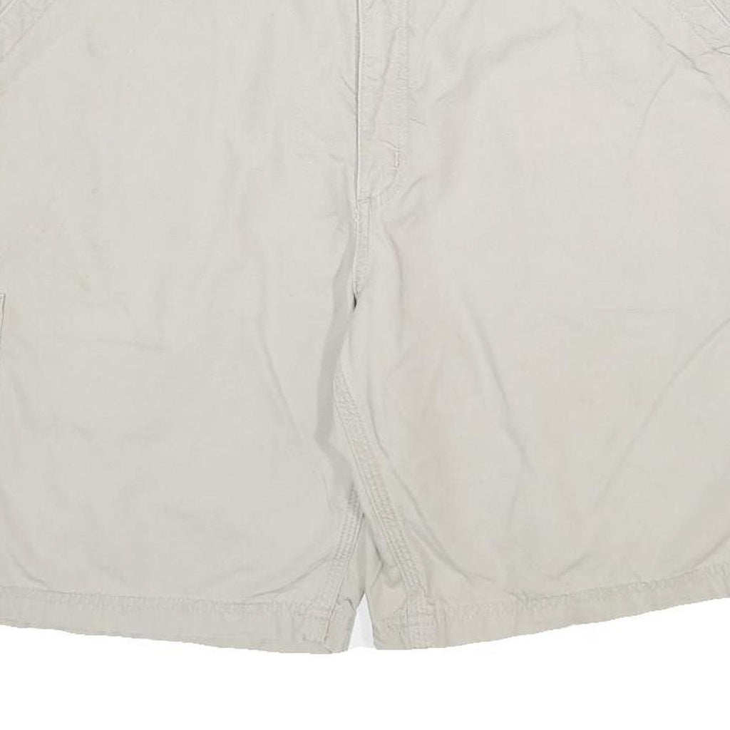 CARHARTT Mens Shorts Beige Casual Cotton XL W40 Workwear Utility Pockets