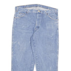 DICKIES Mens Regular Blue Denim Jeans W40 L28 Classic Cotton Blend Zip