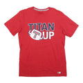 RUSSELL ATHLETIC Mens Red Titan Up Graphic T-Shirt M Short Sleeve Crew Neck