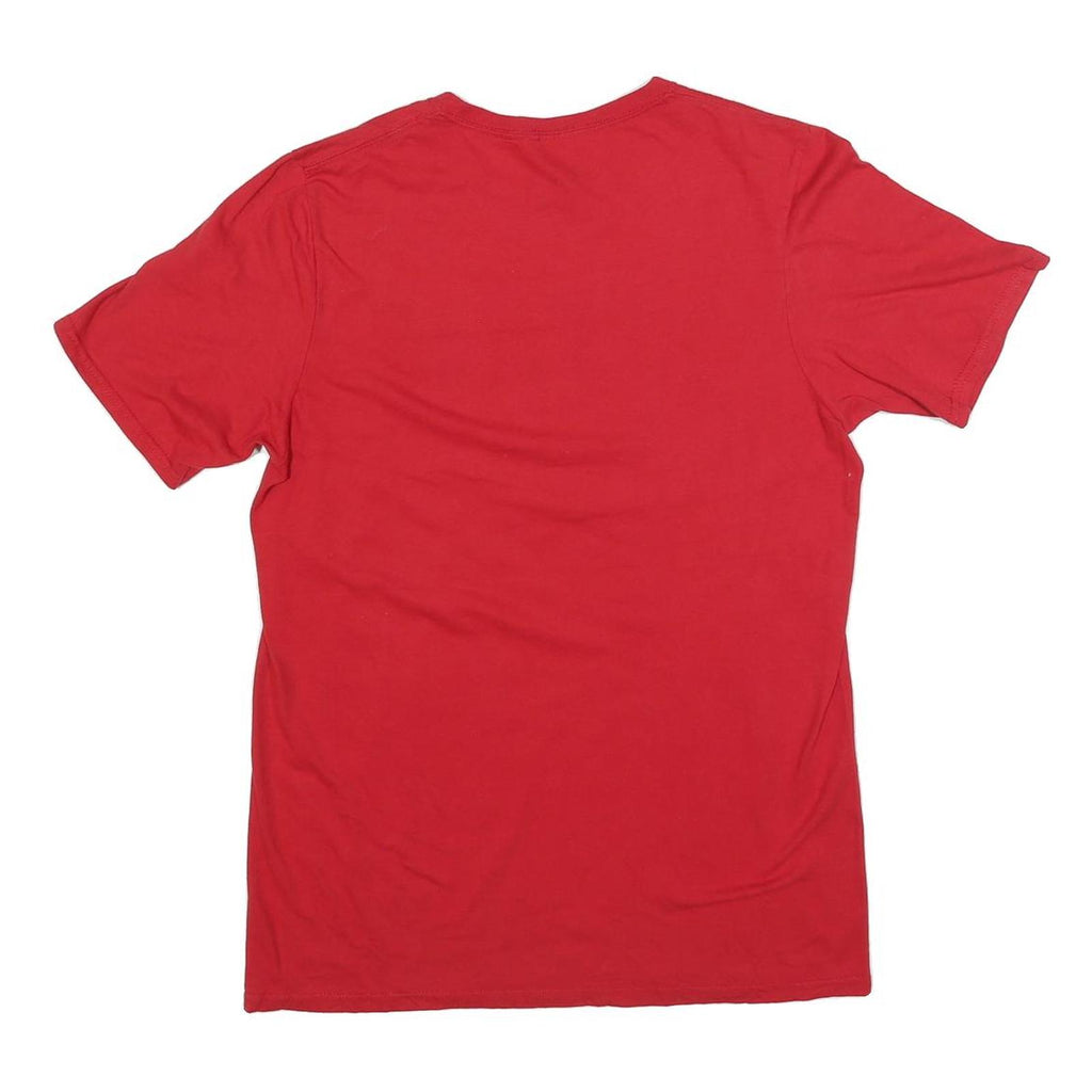 RUSSELL ATHLETIC Mens Red Titan Up Graphic T-Shirt M Short Sleeve Crew Neck
