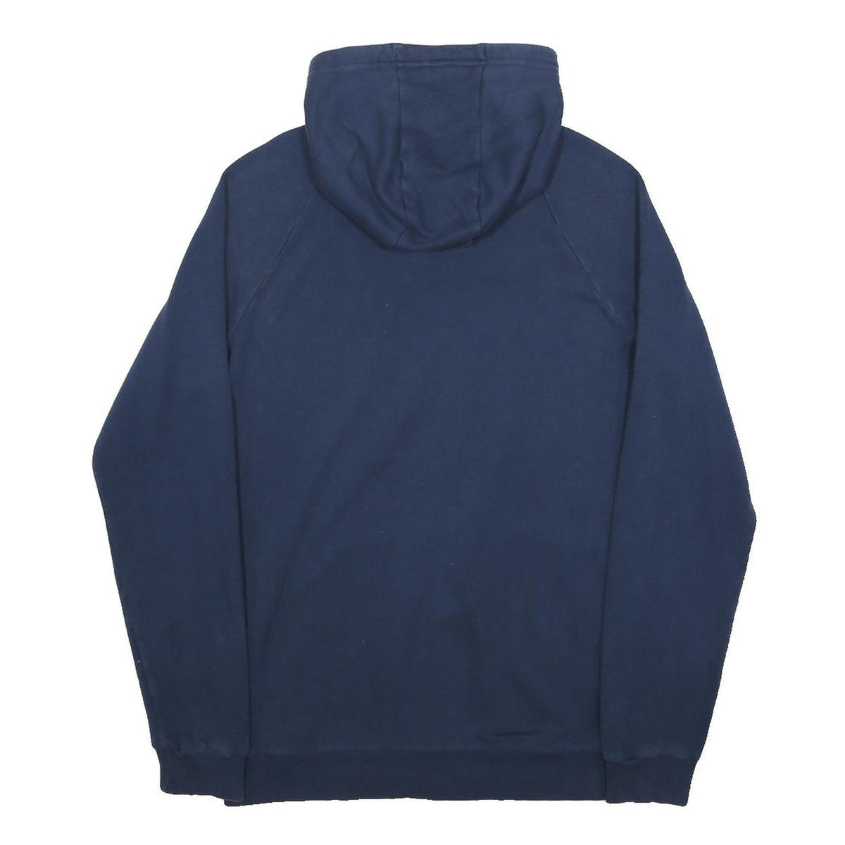 UNDER ARMOUR Mens Navy Blue Full Zip Hoodie S Cotton Blend Casual Sweatshirt