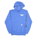CARHARTT Mens Blue Kelly Brothers Painting Pullover Hoodie S Workwear Casual