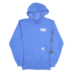 CARHARTT Mens Blue Kelly Brothers Painting Pullover Hoodie S Workwear Casual