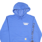 CARHARTT Mens Blue Kelly Brothers Painting Pullover Hoodie S Workwear Casual