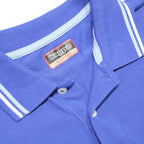 KAPPA Mens Blue Polo Shirt XL Logo Embroidered Short Sleeve Cotton Casual