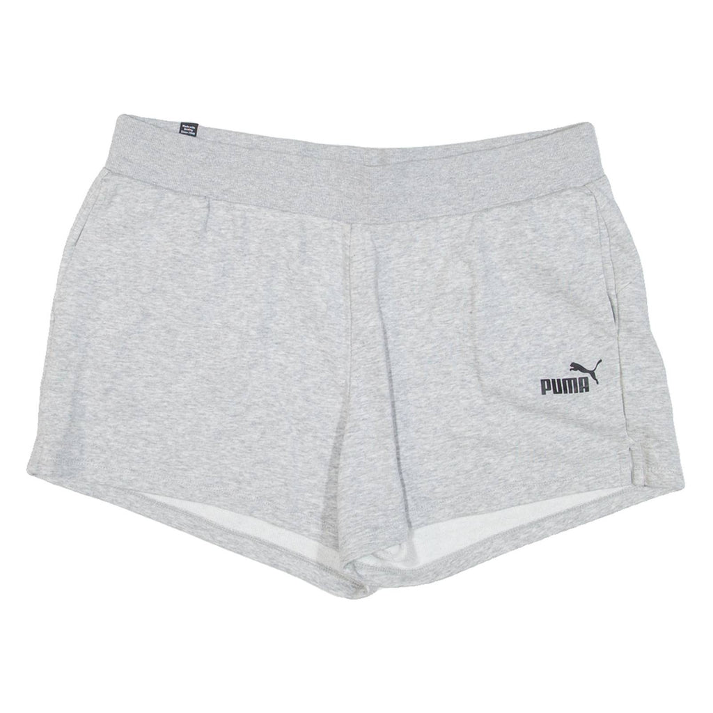 PUMA Womens Casual Shorts Grey Relaxed XL W36