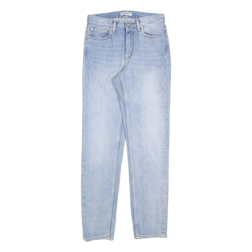 CARHARTT Womens Jeans Blue Slim Straight Denim Light W27 L32 Classic Fit