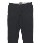 ROHAN Womens Black Regular Fit Straight Leg Trousers W36 L33 Lightweight Zip