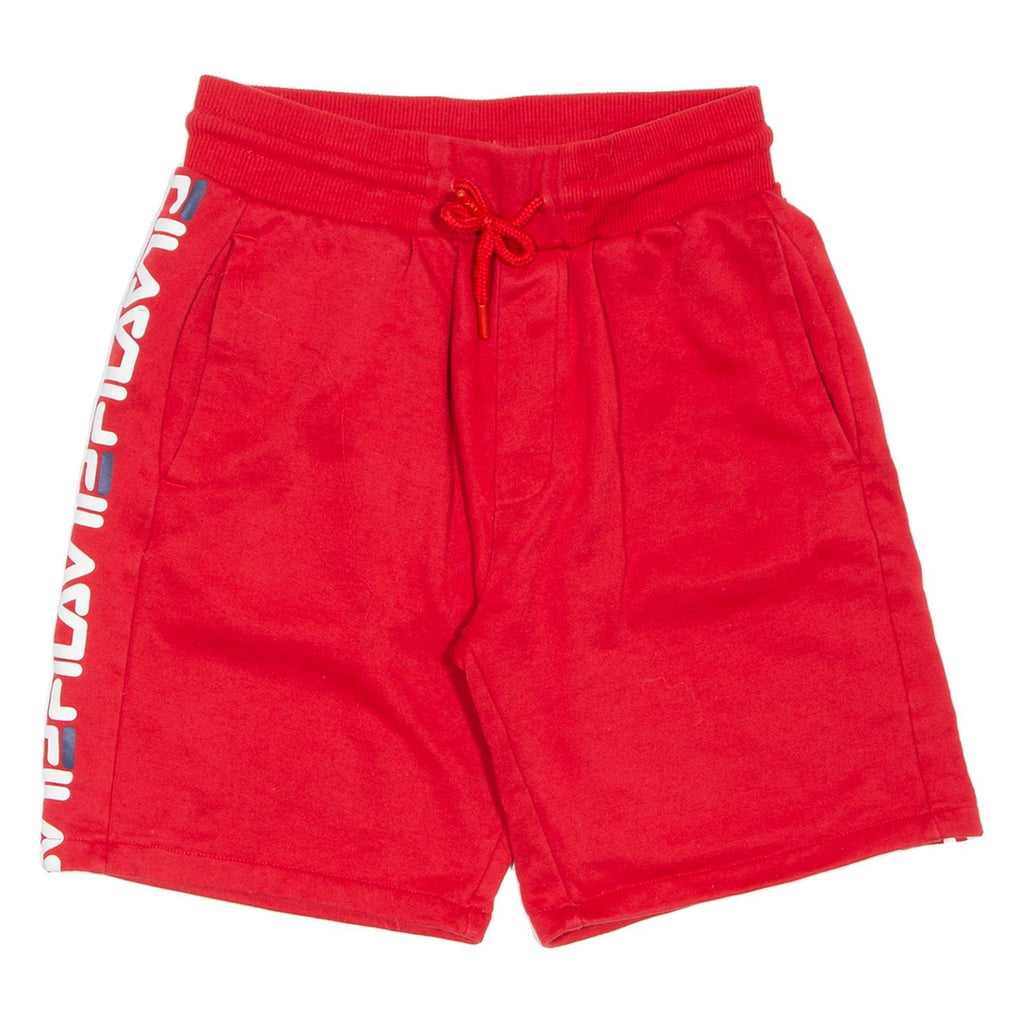 FILA Mens Casual Shorts Red Relaxed S W25