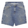 WRANGLER Mens Denim Blue Casual Shorts 2XL W33 Cotton Blend Classic Fit