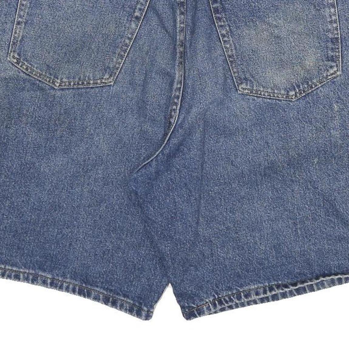 WRANGLER Mens Denim Blue Casual Shorts 2XL W33 Cotton Blend Classic Fit