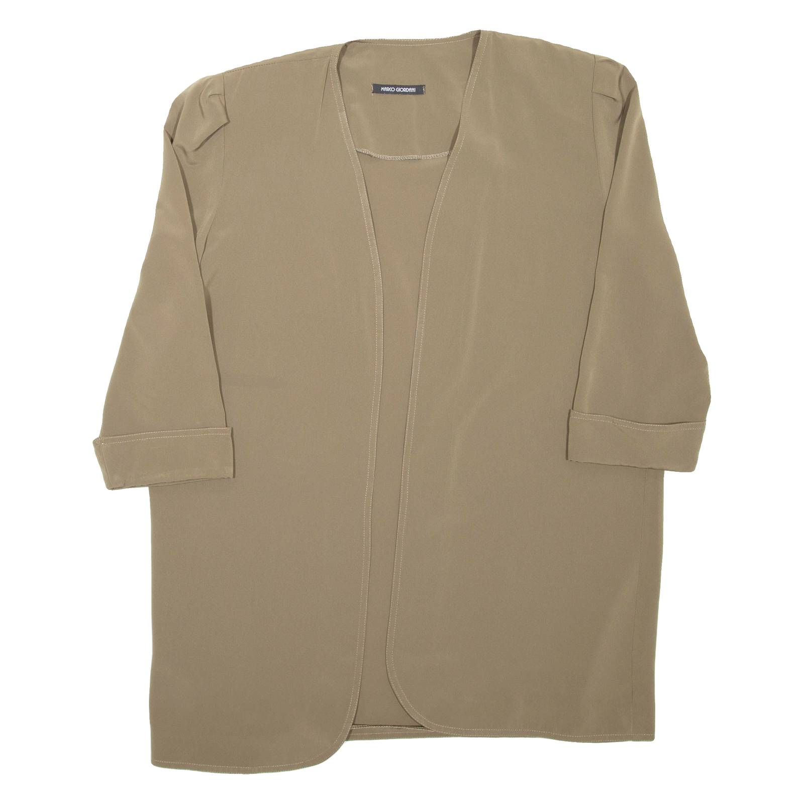 Womens Kimono Top Green Long Sleeve L