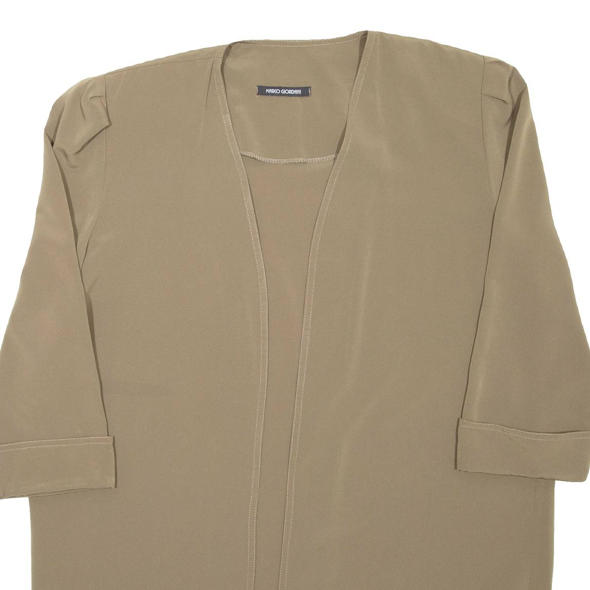Womens Kimono Top Green Long Sleeve L