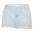 TOMMY HILFIGER Womens Blue Denim Mini Cotton Skirt M Casual Summer Style