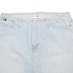 TOMMY HILFIGER Womens Blue Denim Mini Cotton Skirt M Casual Summer Style