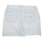 TOMMY HILFIGER Womens Blue Denim Mini Cotton Skirt M Casual Summer Style
