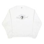 DUCK HEAD Womens White Sweatshirt L Cotton Blend Crew Neck Classic Logo
