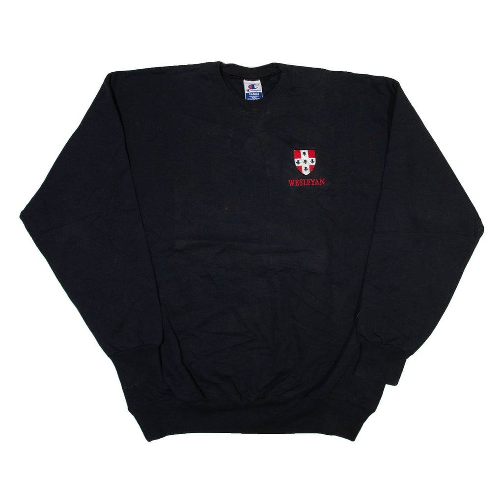 CHAMPION Wesleyan Mens Sweatshirt Black XL