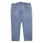 CARHARTT Mens Jeans Blue Regular Straight Denim Medium W44 L30 Classic Cotton