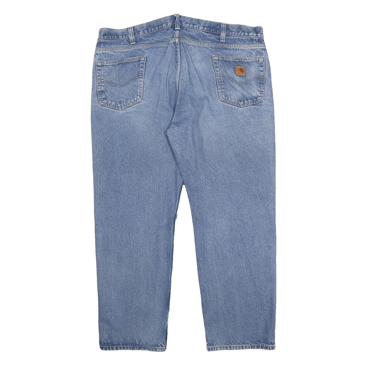 CARHARTT Mens Jeans Blue Regular Straight Denim Medium W44 L30 Classic Cotton