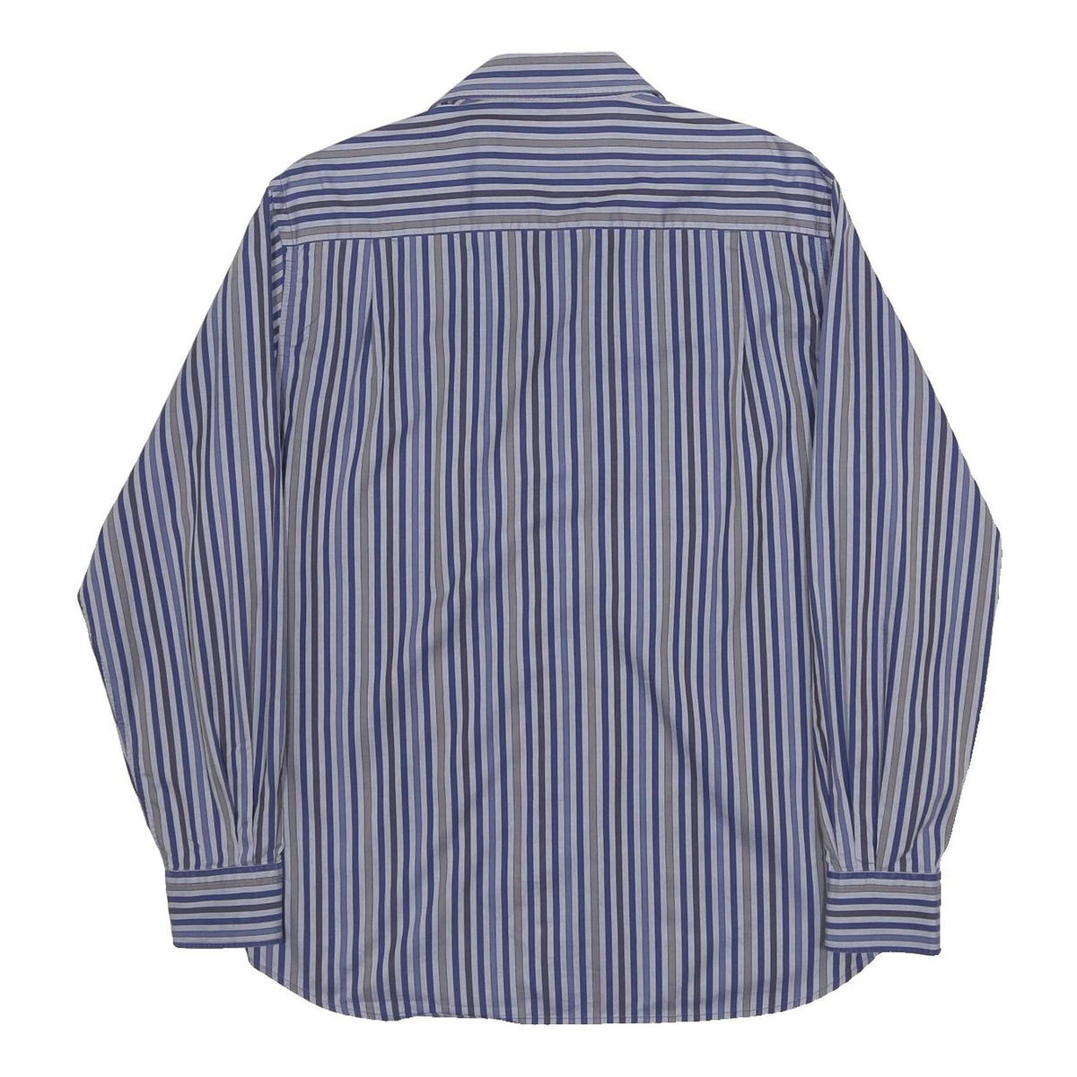 PAUL & SHARK Mens Blue & White Striped Cotton Shirt L Long Sleeve Button Casual