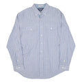 NAUTICA Mens Shirt Blue Striped Long Sleeve L