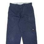 DICKIES Workwear Mens Trousers Blue Loose Straight W36 L32