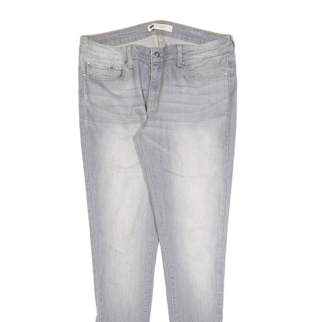 LEVI'S 535 Womens Slim Skinny Denim Light W32 L32 Stretch Cotton Blend Jeans