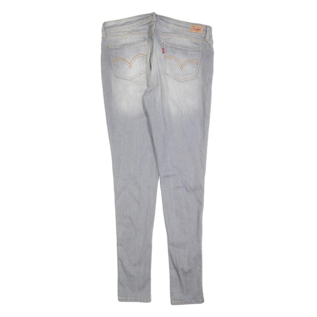 LEVI'S 535 Womens Slim Skinny Denim Light W32 L32 Stretch Cotton Blend Jeans