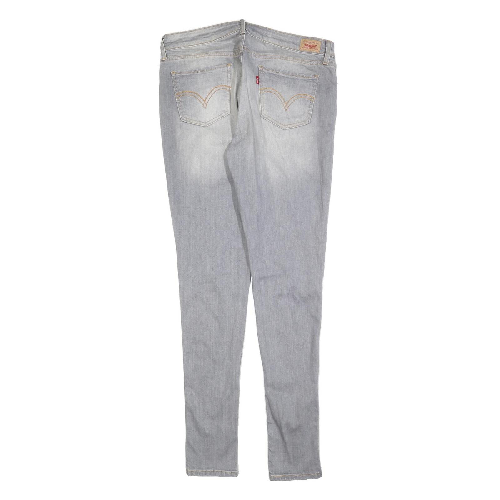 LEVI'S 535 Womens Slim Skinny Denim Light W32 L32 Stretch Cotton Blend Jeans